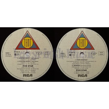 5 Star - System Addict • 12" Vinyl Maxi - Labyrinth Music