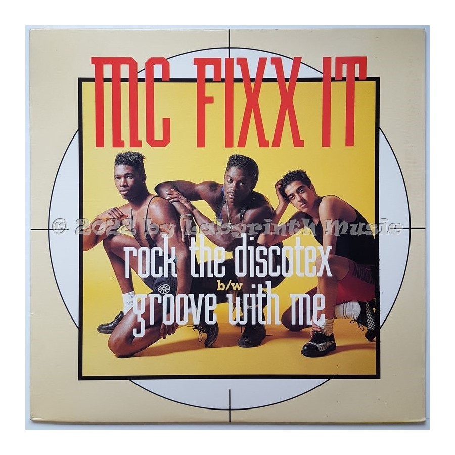 MC Fixx It - Rock The Discotex • 12" Vinyl Maxi - Labyrinth Music