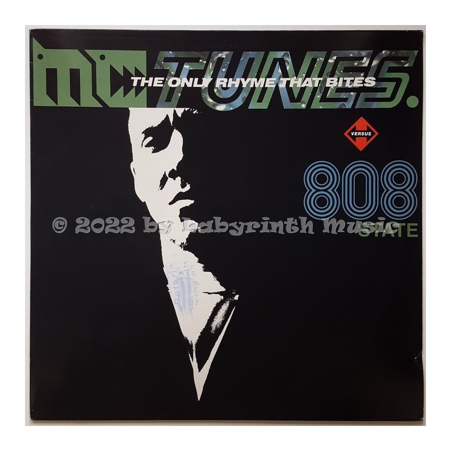 MC Tunes Versus 808 State - The Only Rhyme That Bites • 12" Vinyl Maxi • EX - Labyrinth Music