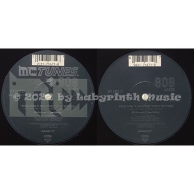 MC Tunes Versus 808 State - The Only Rhyme That Bites • 12" Vinyl Maxi • EX - Labyrinth Music