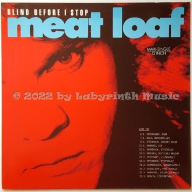 Meat Loaf - Blind Before I Stop • 12" Vinyl Maxi • EX - Labyrinth Music