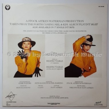 Mel & Kim - Respectable • 12" Vinyl Maxi • NM - Labyrinth Music