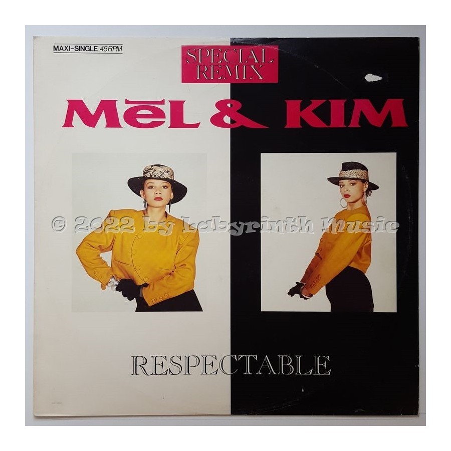 Mel & Kim - Respectable • Special Remix • 12" Vinyl Maxi - Labyrinth Music