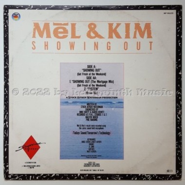 Mel & Kim - Showing Out • 12" Vinyl Maxi - Labyrinth Music