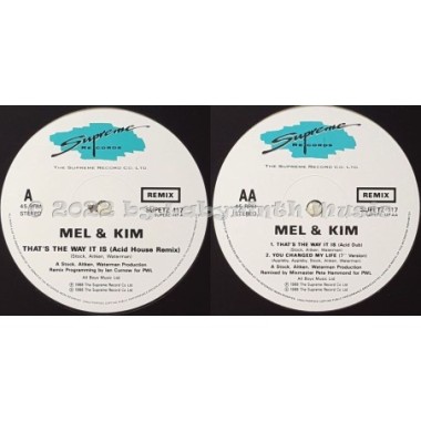 Mel & Kim - Thats The Way It Is • Remix • 12" Vinyl Maxi • EX - Labyrinth Music