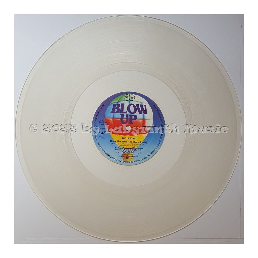 Mel & Kim - That's The Way It Is • Remix • 12" Vinyl Maxi - Labyrinth Music