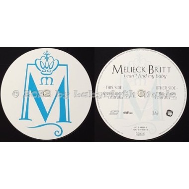 Melieck Britt - I Can't Find My Baby • 12" Vinyl Maxi • MINT - Labyrinth Music