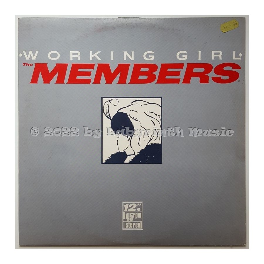 The Members - Working Girl • 12" Vinyl Maxi • EX - Labyrinth Music