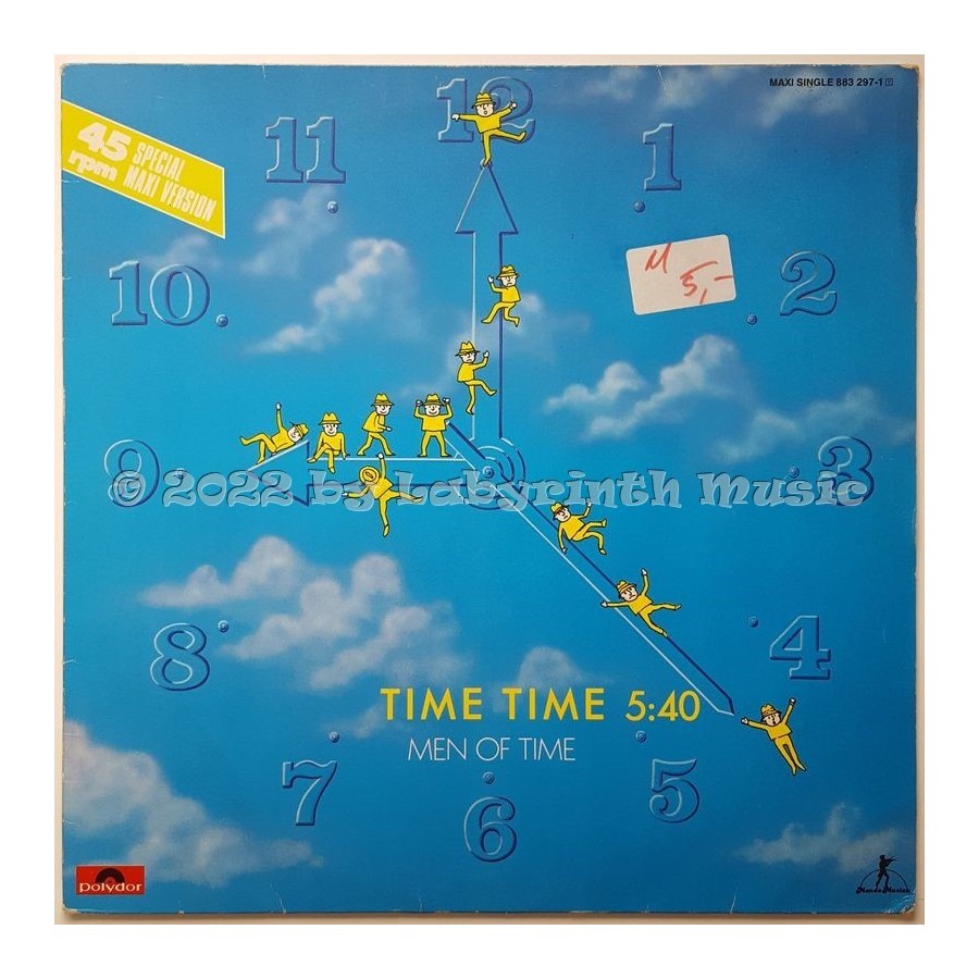 Men Of Time - Time Time • 12" Vinyl Maxi - Labyrinth Music