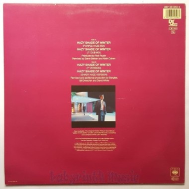 Bangles - Hazy Shade Of Winter • 12" Vinyl Maxi • EX - Labyrinth Music