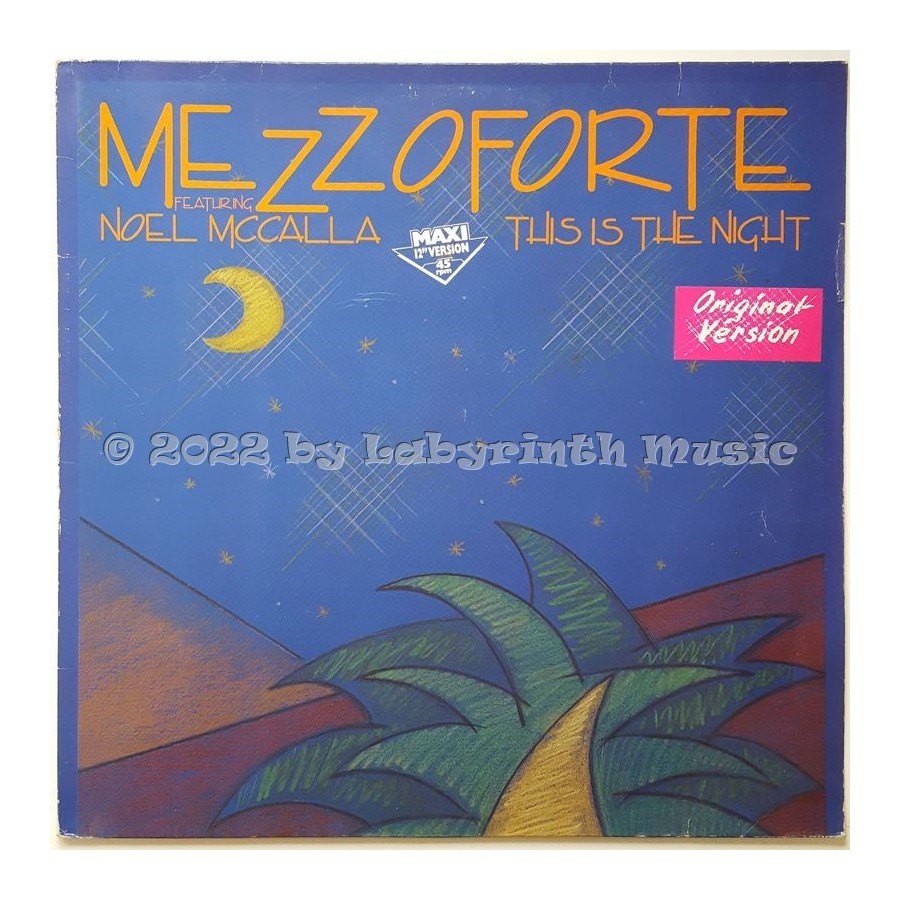Mezzoforte Feat. Noel McCalla - This Is The Night • 12" Vinyl Maxi - Labyrinth Music