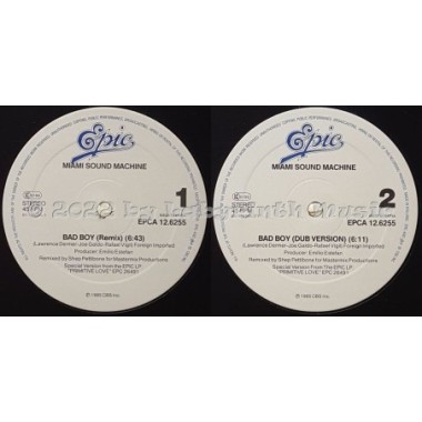 Miami Sound Machine - Bad Boy • Remix • 12" Vinyl Maxi • EX - Labyrinth Music
