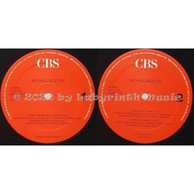 Michael Bolton - How Can We Be Lovers • 12" Vinyl Maxi • EX - Labyrinth Music