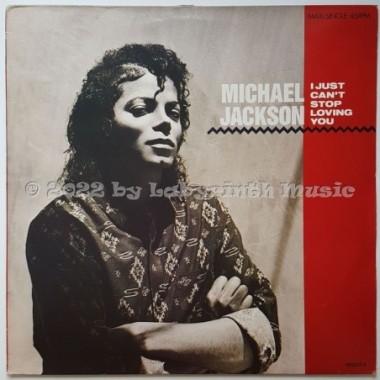 Michael Jackson - I Just Can't Stop Loving You • 12" Vinyl Maxi • EX - Labyrinth Music