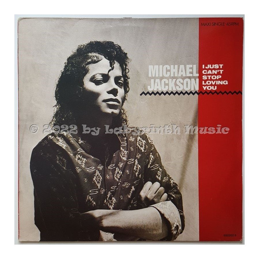 Michael Jackson - I Just Can't Stop Loving You • 12" Vinyl Maxi • EX - Labyrinth Music
