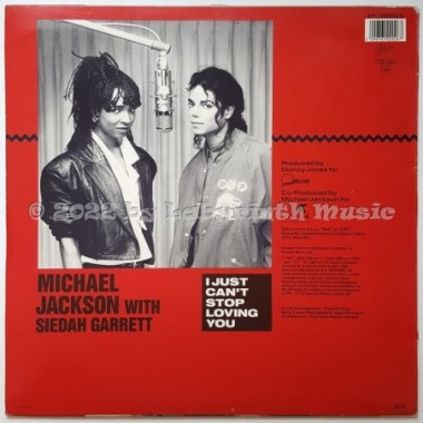 Michael Jackson - I Just Can't Stop Loving You • 12" Vinyl Maxi • EX - Labyrinth Music