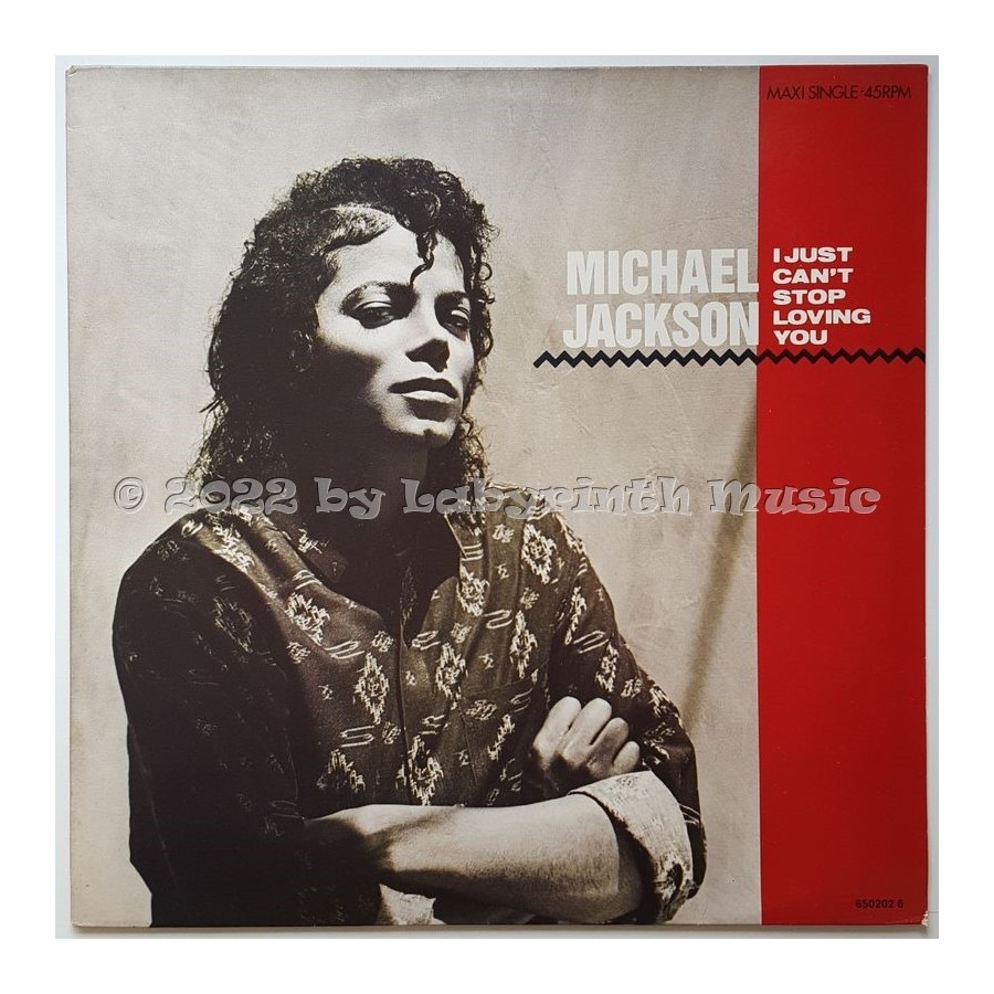 Michael Jackson - I Just Can't Stop Loving You • 12" Vinyl Maxi • EX - Labyrinth Music
