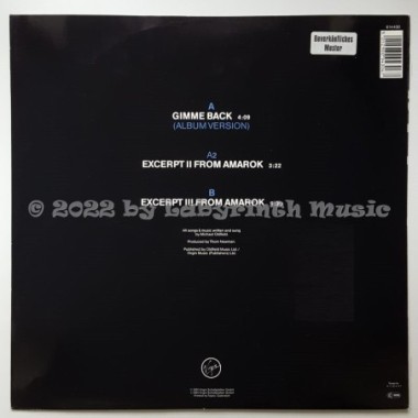 Michael Oldfield (Mike Oldfield) - Gimme Back • 12" Vinyl Maxi - Labyrinth Music