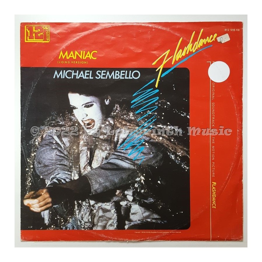 Michael Sembello - Maniac • 12" Vinyl Maxi - Labyrinth Music
