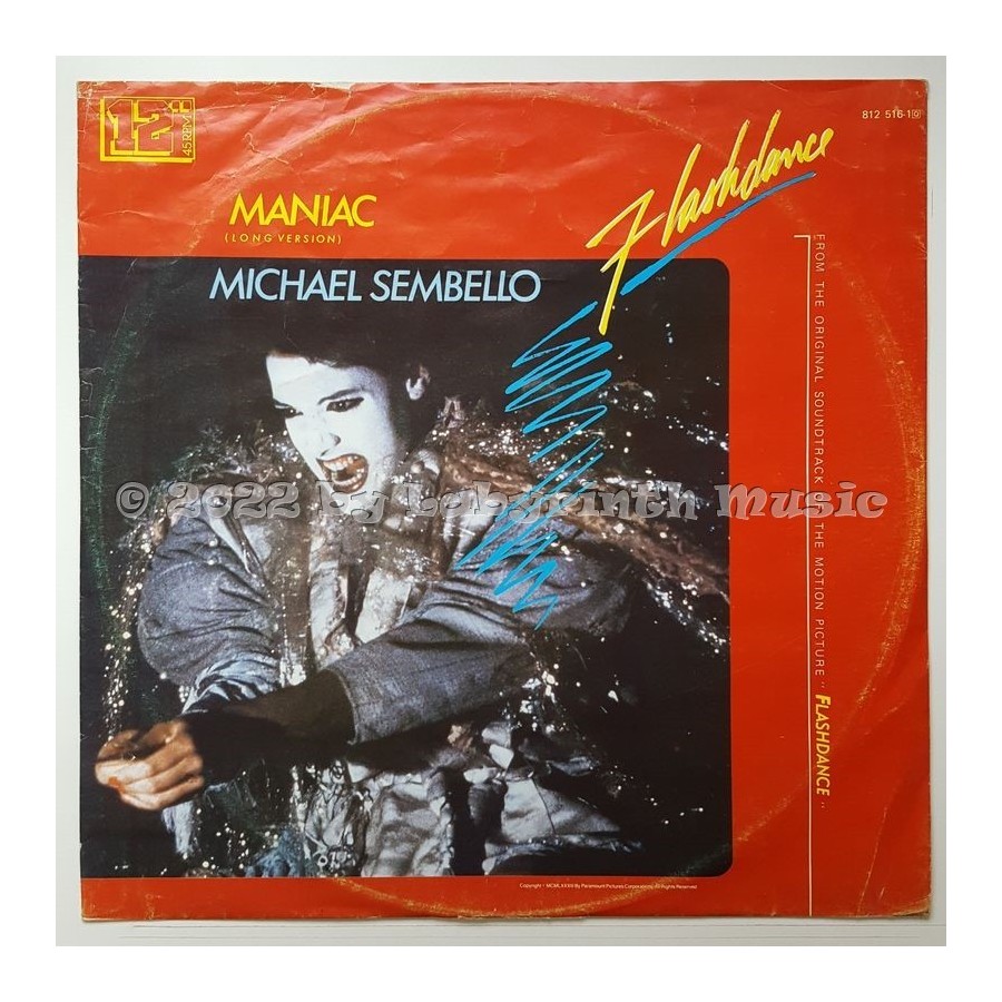 Michael Sembello - Maniac • 12" Vinyl Maxi - Labyrinth Music