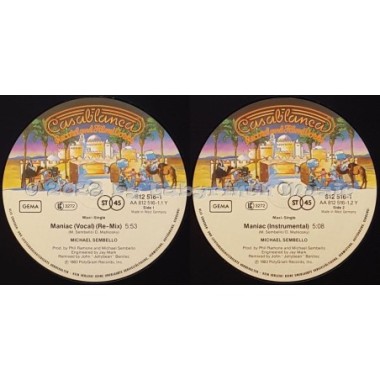Michael Sembello - Maniac • 12" Vinyl Maxi - Labyrinth Music