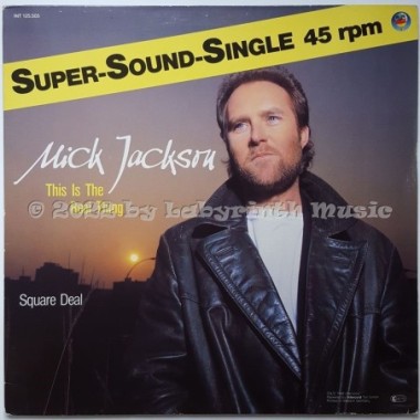 Mick Jackson - This Is The Real Thing • 12" Vinyl Maxi • MINT - Labyrinth Music