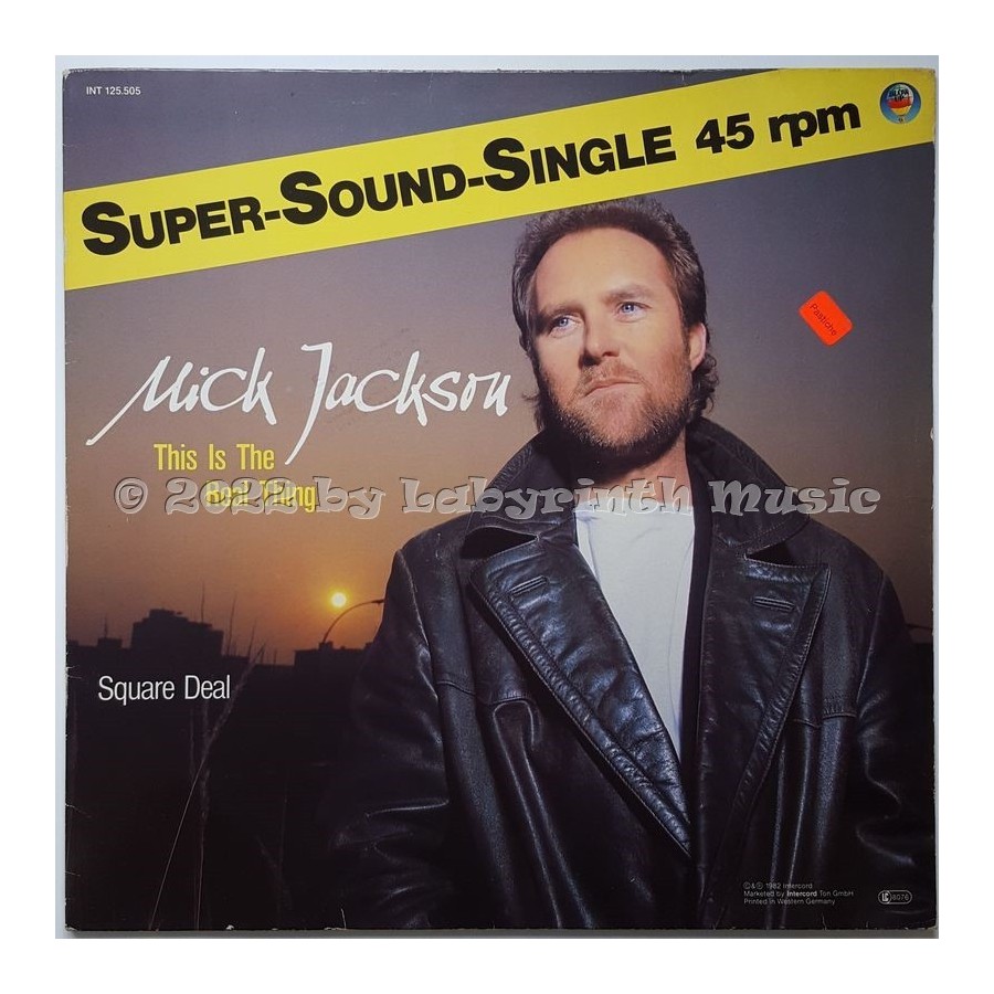 Mick Jackson - This Is The Real Thing • 12" Vinyl Maxi • EX - Labyrinth Music