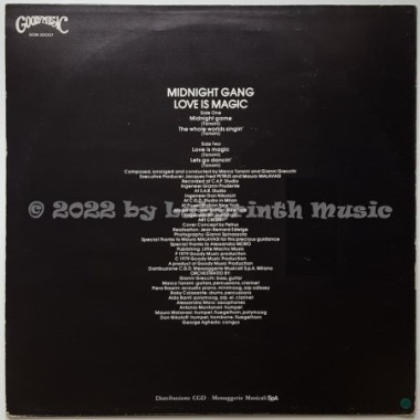 Midnight Gang - Love Is Magic • 12" Vinyl LP • EX - Labyrinth Music
