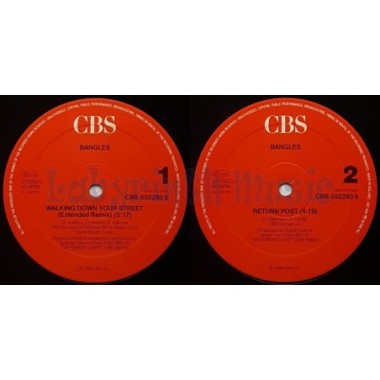 Bangles - Walking Down Your Street • 12" Vinyl Maxi • EX - Labyrinth Music