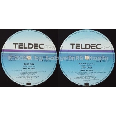 Mikael Rickfors - Blue Fun • 12" Vinyl Maxi • EX - Labyrinth Music