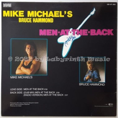 Mike Michaels Special Guest Bruce Hammond Earlam - Men At The Back • 12" Vinyl Maxi - Labyrinth Music