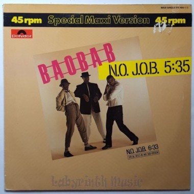 Baobab - N.o. J.o.b. • 12" Vinyl Maxi • EX - Labyrinth Music