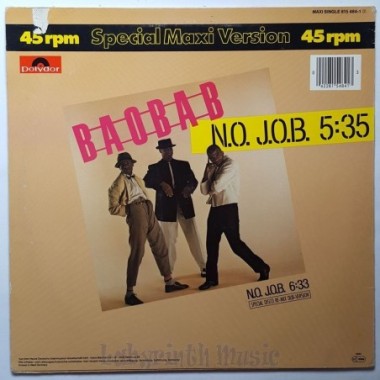 Baobab - N.o. J.o.b. • 12" Vinyl Maxi • EX - Labyrinth Music