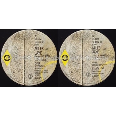 Miles Jaye - Let's Start Over • 12" Vinyl Maxi • NM - Labyrinth Music