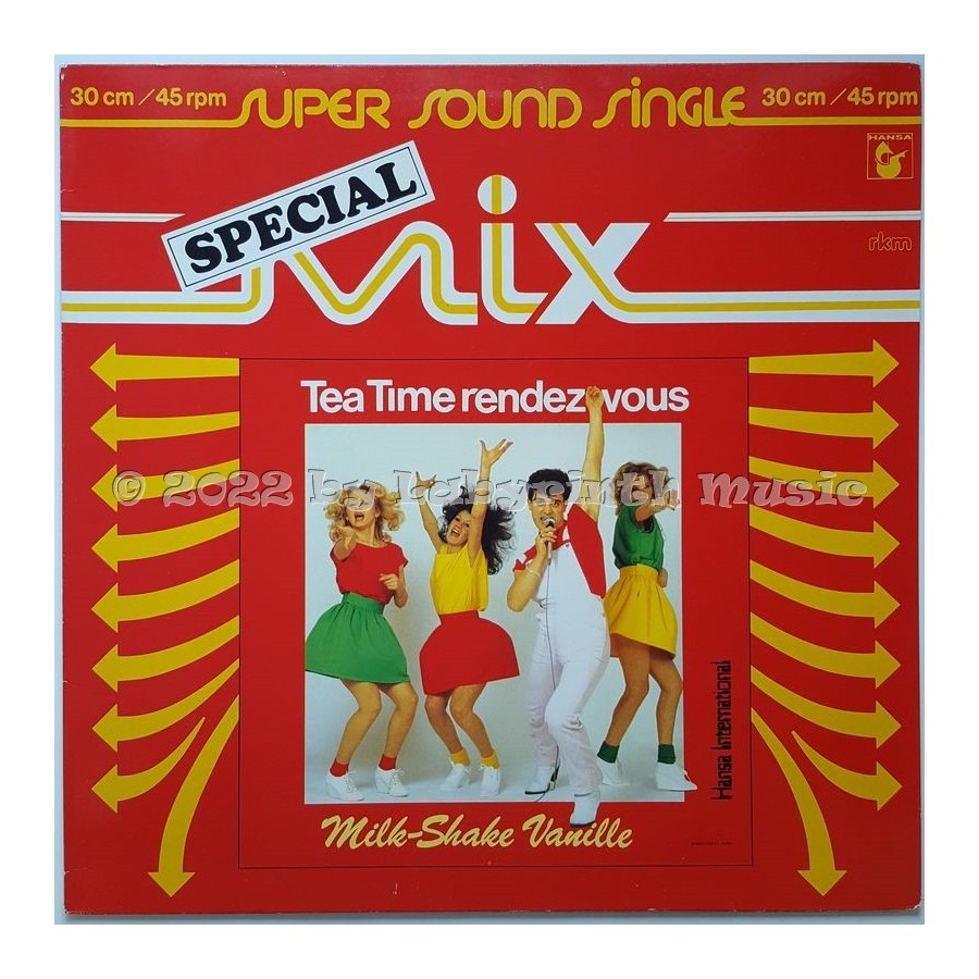 Milk-Shake Vanille - Tea Time Rendez Vous • 12" Vinyl Maxi • EX - Labyrinth Music