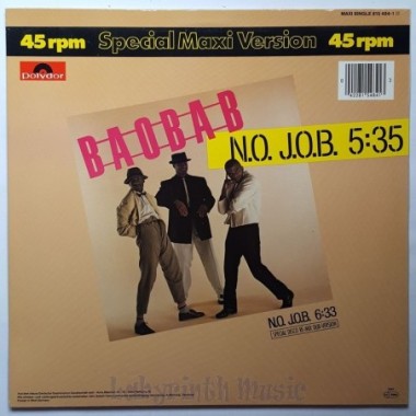 Baobab - N.o. J.o.b. • 12" Vinyl Maxi - Labyrinth Music
