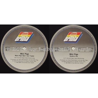 Mini Pigs - Mein Papi Fährt 'nen Trabbi • 12" Vinyl Maxi • MINT - Labyrinth Music