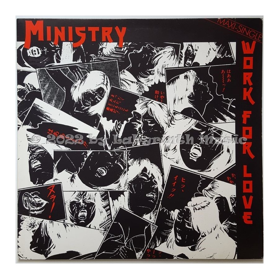Ministry - Work For Love • 12" Vinyl Maxi • EX - Labyrinth Music