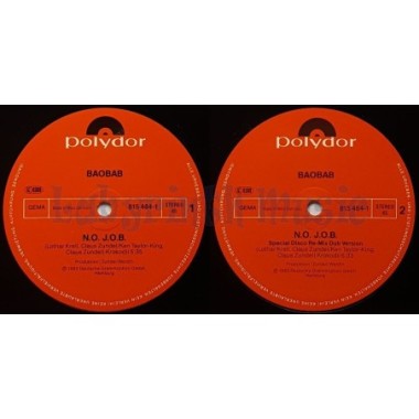 Baobab - N.o. J.o.b. • 12" Vinyl Maxi - Labyrinth Music