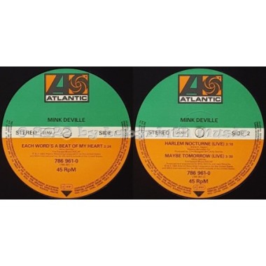 Mink Deville - Each Word's A Beat Of My Heart • 12" Vinyl Maxi - Labyrinth Music