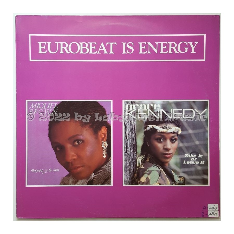 Miquel Brown / Grace Kennedy - Eurobeat Is Energy • 12" Vinyl Maxi • EX - Labyrinth Music
