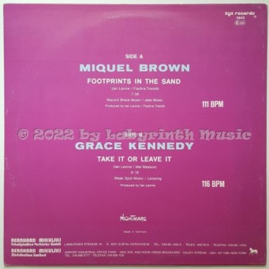 Miquel Brown / Grace Kennedy - Eurobeat Is Energy • 12" Vinyl Maxi • EX - Labyrinth Music