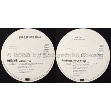 Mitch Ryder - Like A Rolling Stone • 12" Vinyl Maxi • EX - Labyrinth Music