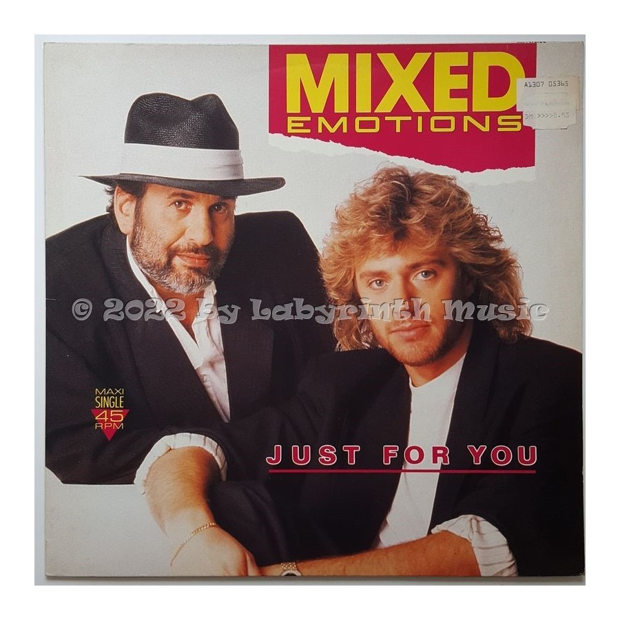 Mixed Emotions - Just For You • 12" Vinyl Maxi - Labyrinth Music
