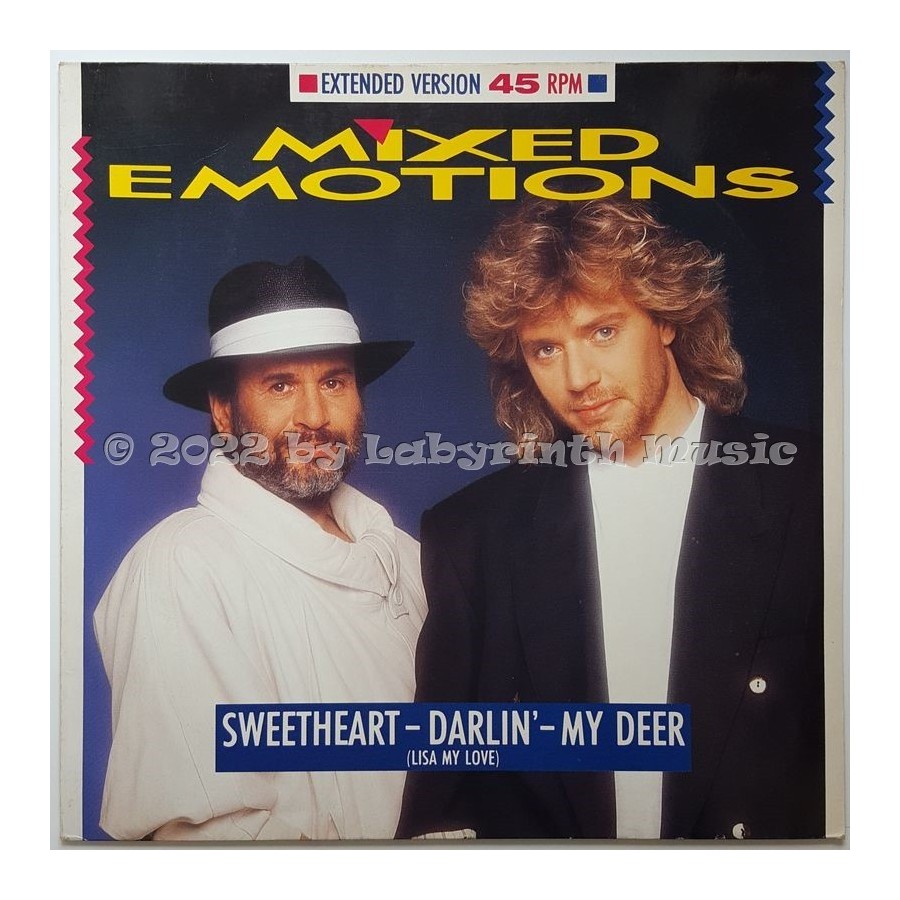 Mixed Emotions - Sweetheart - Darlin' - My Deer (Lisa My Love) • 12" Vinyl Maxi - Labyrinth Music