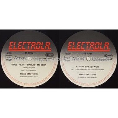 Mixed Emotions - Sweetheart - Darlin' - My Deer (Lisa My Love) • 12" Vinyl Maxi - Labyrinth Music