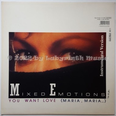 Mixed Emotions - You Want Love • Maria, Maria ... • 12" Vinyl Maxi - Labyrinth Music