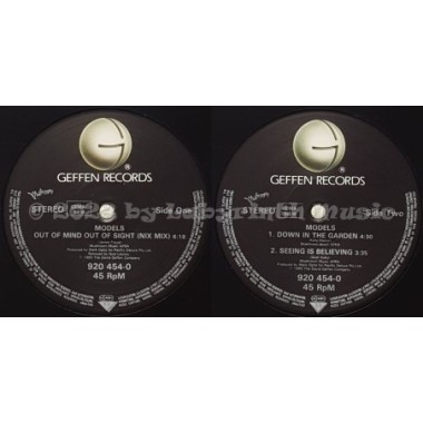 Models - Out Of Mind Out Of Sight • 12" Vinyl Maxi • EX - Labyrinth Music