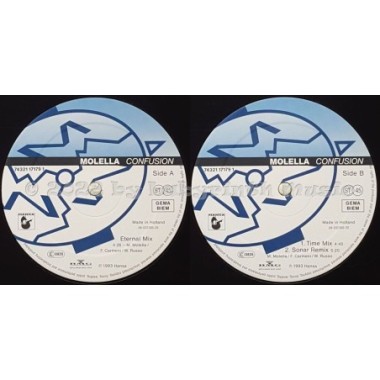 Molella - Confusion • 12" Vinyl Maxi • MINT - Labyrinth Music