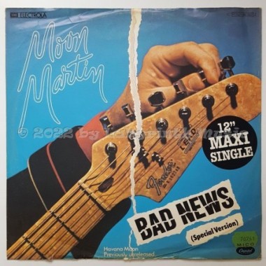 Moon Martin - Bad News • 12" Vinyl Maxi - Labyrinth Music
